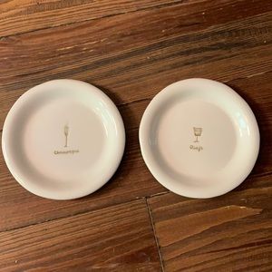 Set of 2 Williams Sonoma appetizer plates